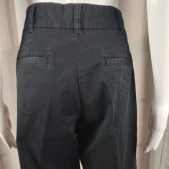 Lee Women's Just Below The Waist Black Cotton Pants. Size 10M - Picture 4 of 10